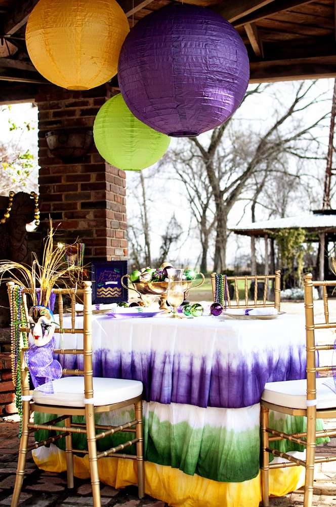 mardi gras decor for birthday